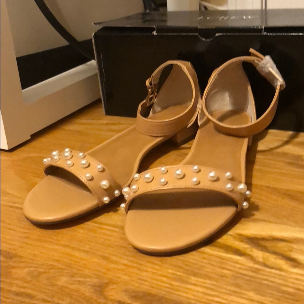Pearl Ankle Strap Sandals by J Crew